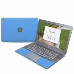 Solid State Blue HP Chromebook 14 G5 Skin
