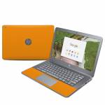 Solid State Orange HP Chromebook 14 G5 Skin
