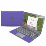 Solid State Purple HP Chromebook 14 G5 Skin