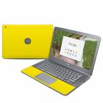Solid State Yellow HP Chromebook 14 G5 Skin