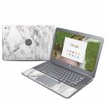 White Marble HP Chromebook 14 G5 Skin