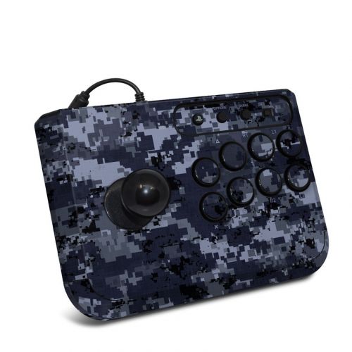Digital Navy Camo HORI Fighting Stick Mini 4 Skin