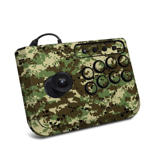 Digital Woodland Camo HORI Fighting Stick Mini 4 Skin