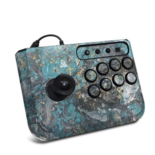 Gilded Glacier Marble HORI Fighting Stick Mini 4 Skin