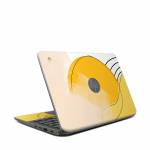 Abstract Yellow HP Chromebook 11 G7 Skin
