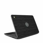 Black Woodgrain HP Chromebook 11 G7 Skin
