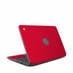 Solid State Red HP Chromebook 11 G7 Skin