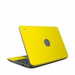 Solid State Yellow HP Chromebook 11 G7 Skin