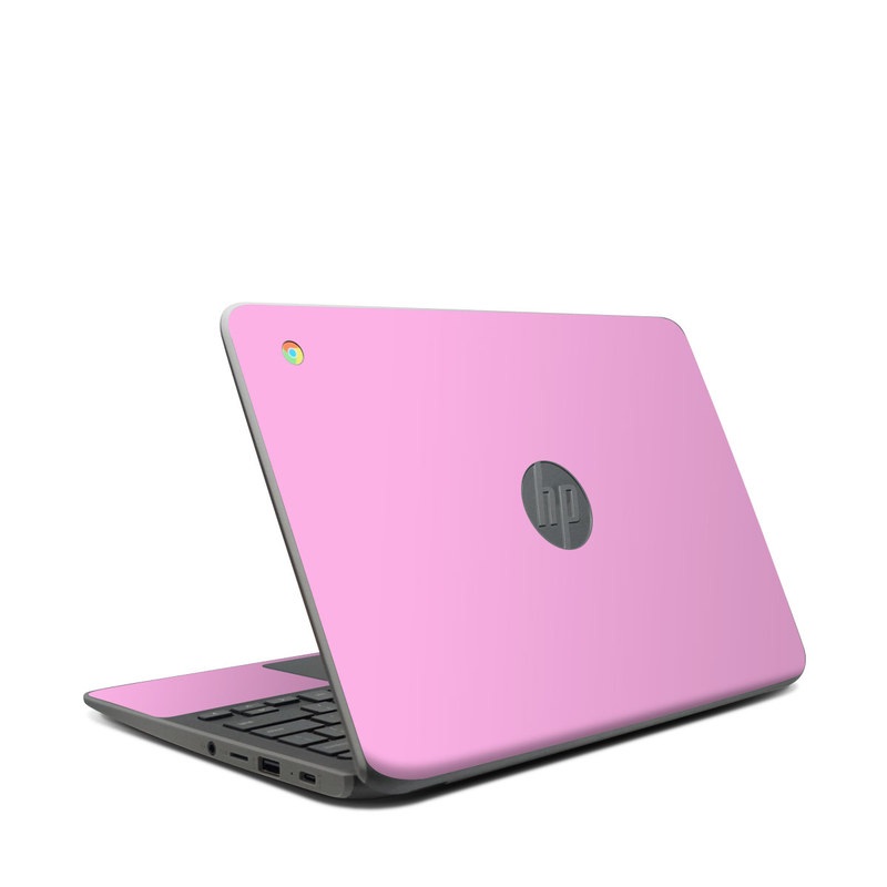 HP Chromebook 11 G7 Skin design of Pink, Violet, Purple, Red, Magenta, Lilac, Sky, Material property, Peach, with pink colors