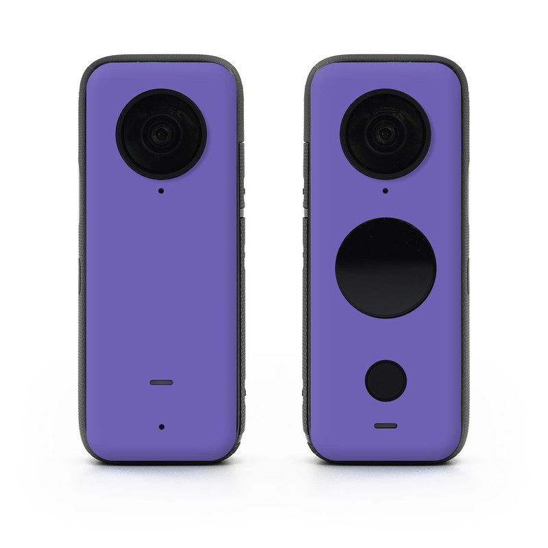 Insta360 ONE X2 Skin design of Blue, Violet, Sky, Purple, Daytime, Black, Lilac, Cobalt blue, Pink, Azure, with purple colors
