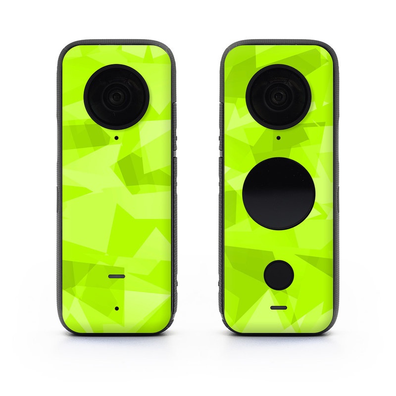 Insta360 ONE X2 Skin design, with green colors