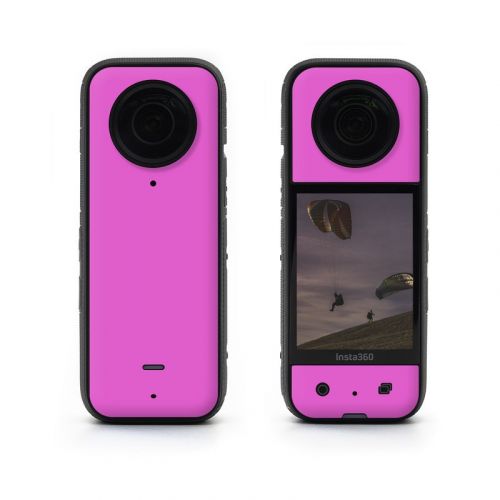 Solid State Vibrant Pink Insta360 X3 Skin