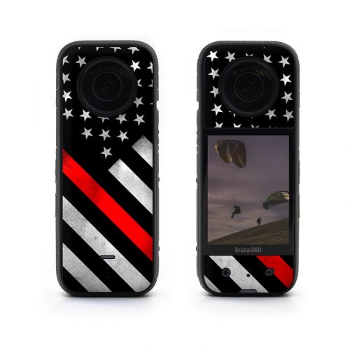 Thin Red Line Hero Insta360 X3 Skin