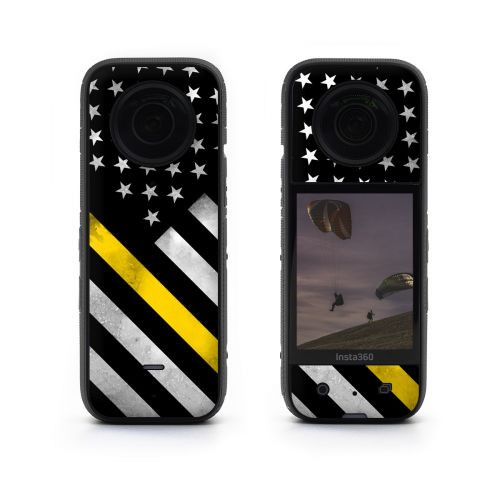 Thin Yellow Line Hero Insta360 X3 Skin