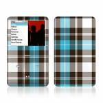Turquoise Plaid iPod classic Skin