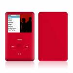 Solid State Red iPod classic Skin