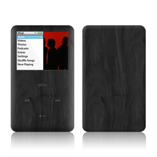 Black Woodgrain iPod classic Skin