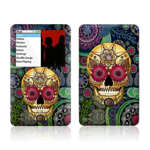 Sugar Skull Paisley iPod classic Skin