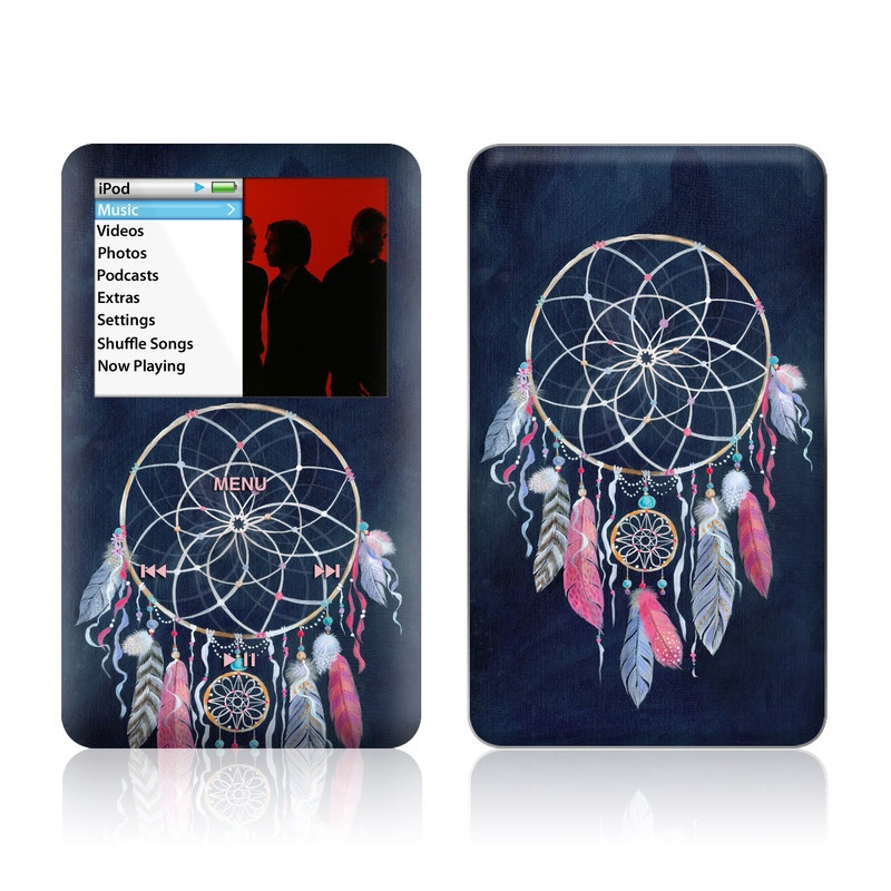 iPod classic Skin design of Fashion accessory, Jewellery, Textile, Illustration, Turquoise, Art, Still life photography, with blue, white, pink, yellow, orange, blue colors