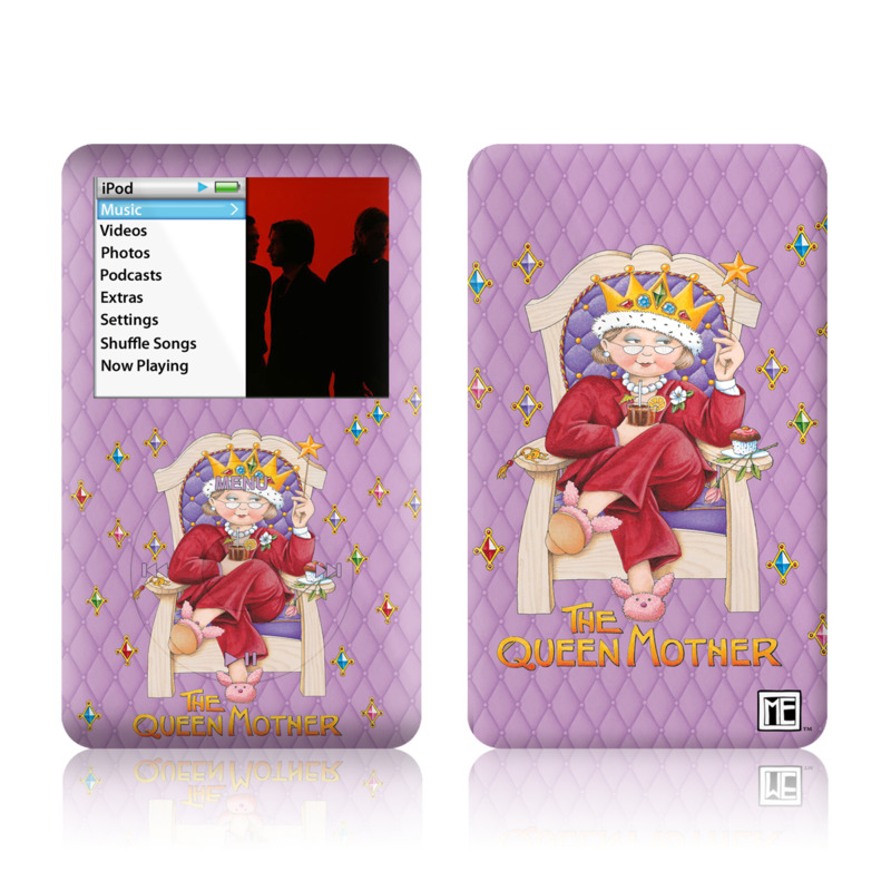 iPod classic Skin design of Illustration, Art, Blessing, with gray, red, green, pink, purple, orange colors