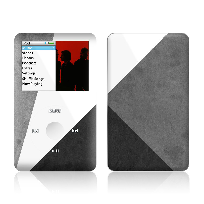 iPod classic Skin design of Black, White, Black-and-white, Line, Grey, Architecture, Monochrome, Triangle, Monochrome photography, Pattern, with white, black, gray colors