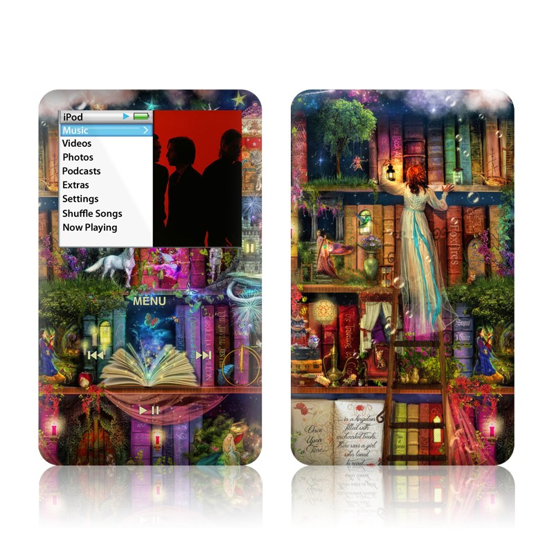 iPod classic Skin design of Painting, Art, Theatrical scenery, with black, red, gray, green, blue colors