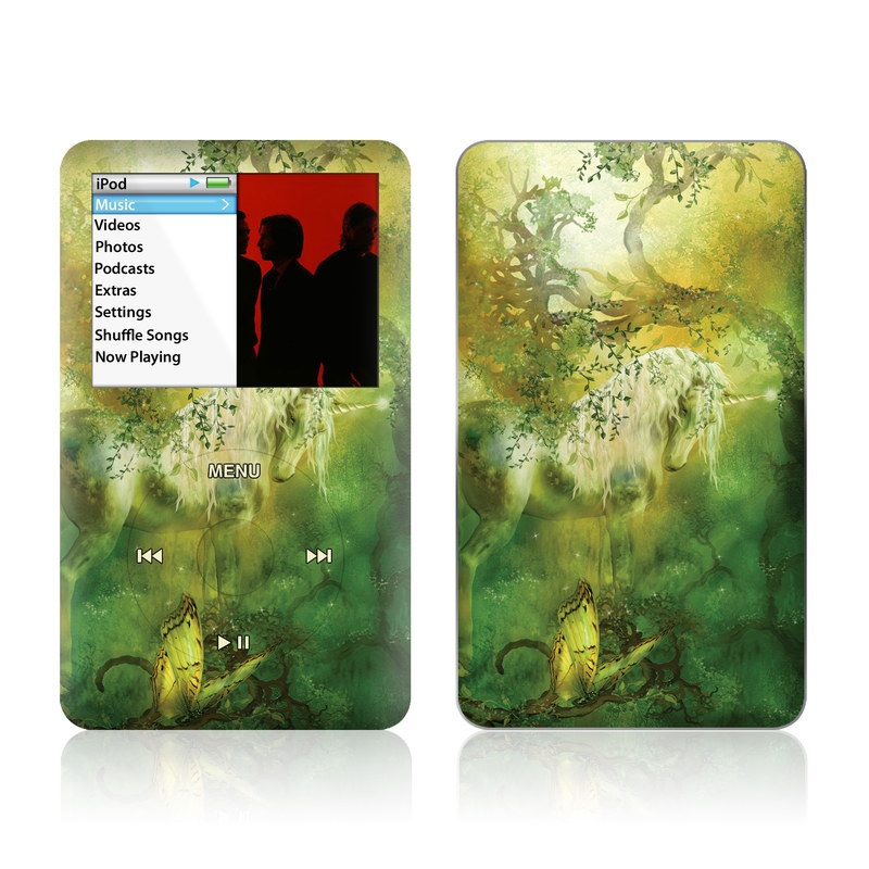 iPod classic Skin design of Nature, Green, Painting, Art, Visual arts, Watercolor paint, Illustration, Modern art, Still life, with green, black, gray colors