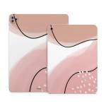 Abstract Pink and Brown Apple iPad Series Skin