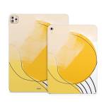 Abstract Yellow Apple iPad Series Skin