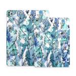 Blue Ink Floral Apple iPad Series Skin