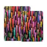 Colorful Brushstrokes Black Apple iPad Series Skin