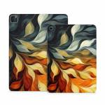 Orange and Charcoal Apple iPad Series Skin