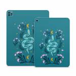 Snake and Flowers Apple iPad Series Skin