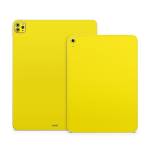 Solid State Yellow Apple iPad Skin