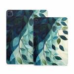 Teal and Indigo Apple iPad Series Skin