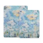 White & Blue Apple iPad Series Skin