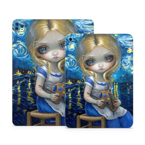 Alice in a Van Gogh Apple iPad Series Skin
