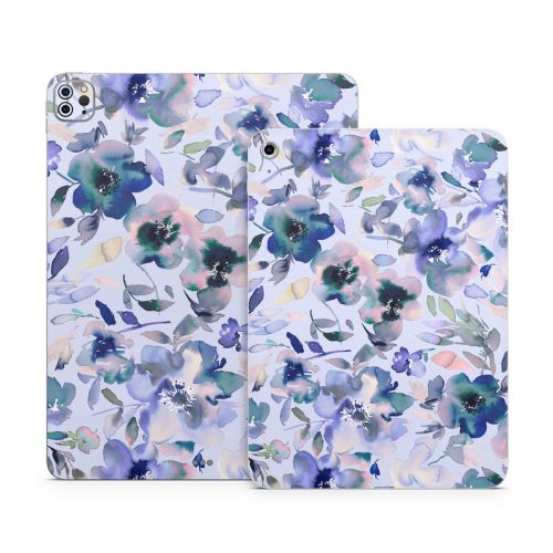 Aquatic Artistic Flowers Apple iPad Series Skin