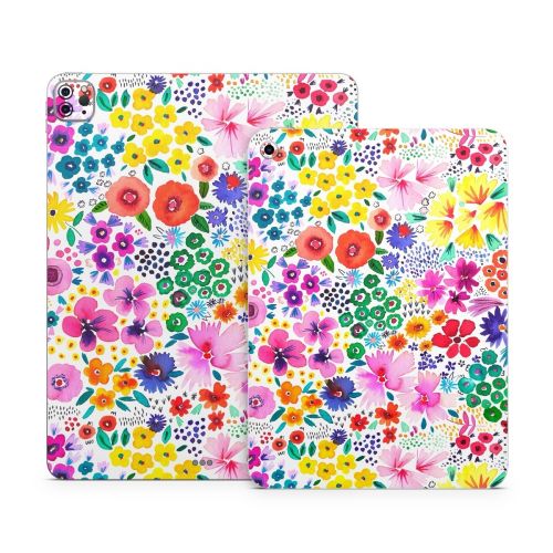 Artful Little Flowers Apple iPad Series Skin