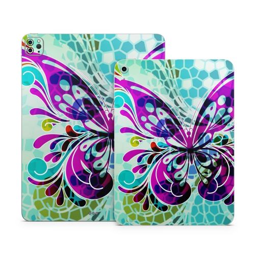 Butterfly Glass Apple iPad Series Skin