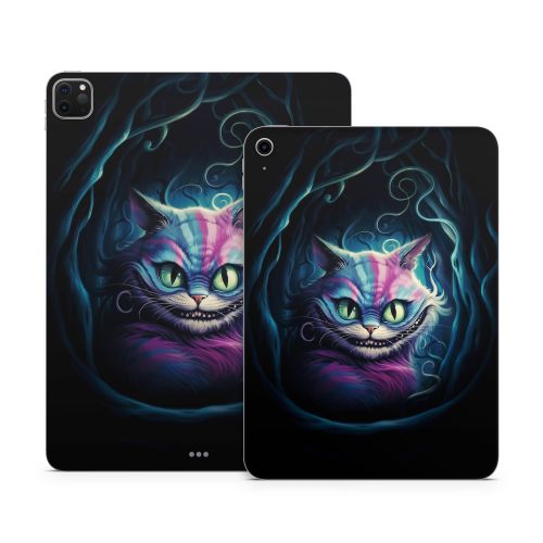 Blue Cheshire Cat Apple iPad Series Skin