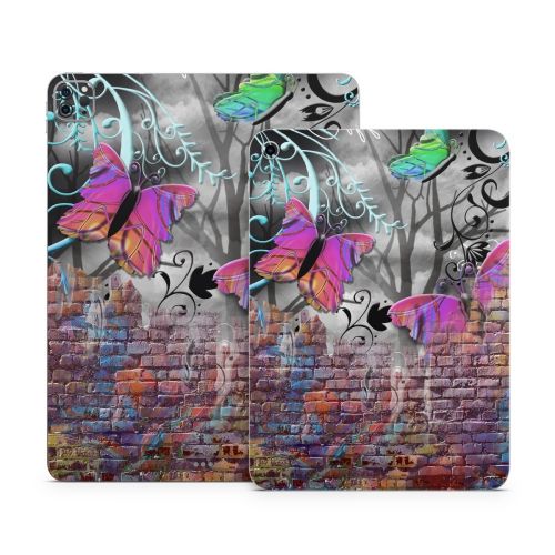 Butterfly Wall Apple iPad Series Skin