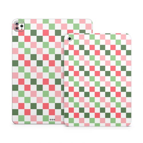 Christmas Checkers Apple iPad Series Skin