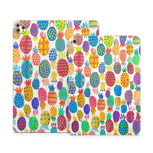 Colorful Pineapples Apple iPad Series Skin