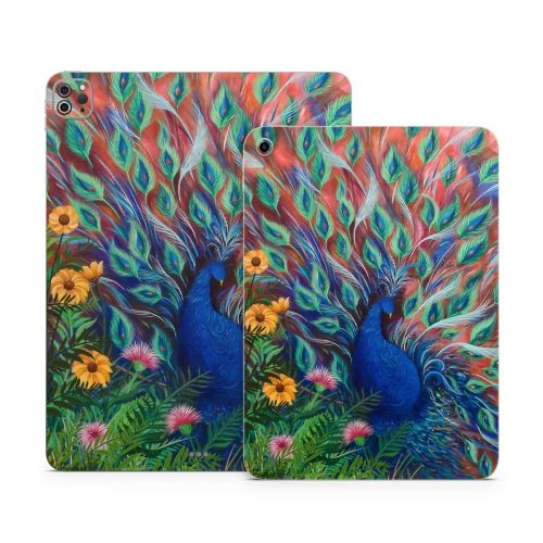 Coral Peacock Apple iPad Series Skin