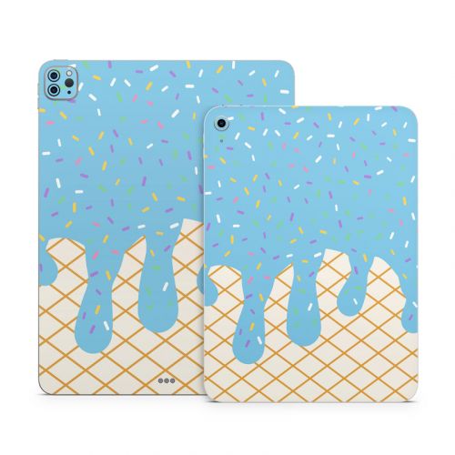Cotton Candy Ice Cream Drip Apple iPad Series Skin