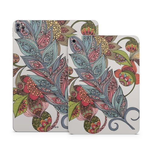 Feather Flower Apple iPad Series Skin