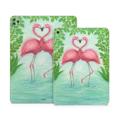 Flamingo Love Apple iPad Series Skin