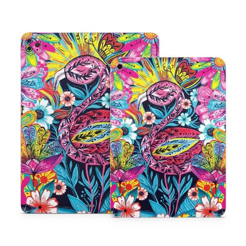 Flashy Flamingo Apple iPad Series Skin