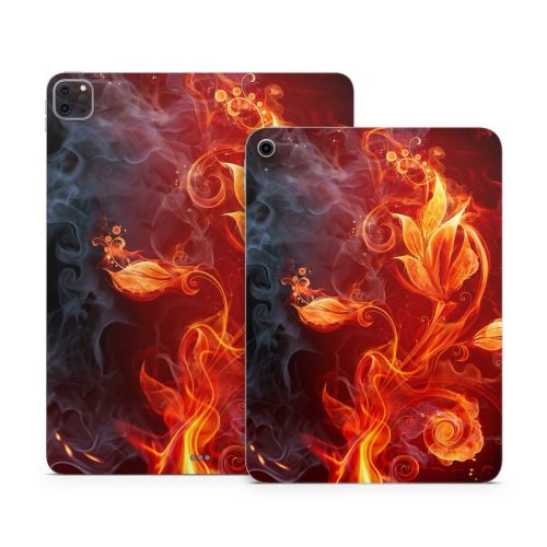 Flower Of Fire Apple iPad Series Skin